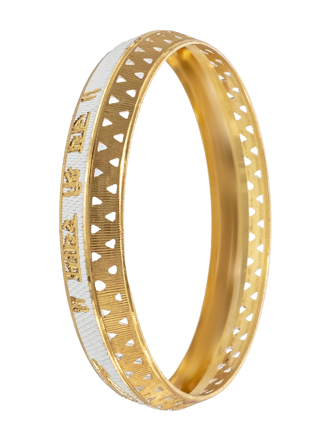 Shining Jewel Traditional Indian Two Tone Silver Gold Plated Punjabi