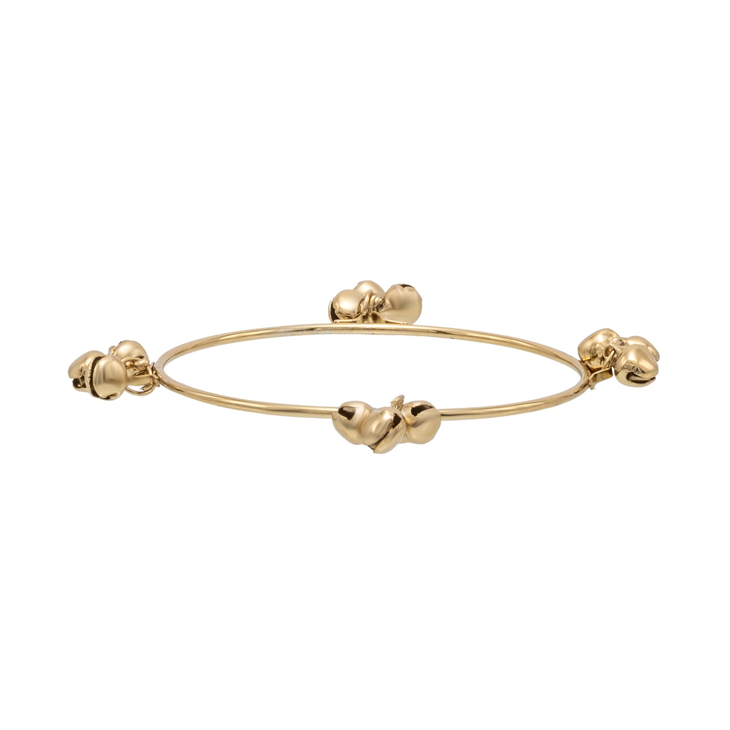 Antique Gold Plated Ghungroo Design Bangle For Women (SJ_3590_G)