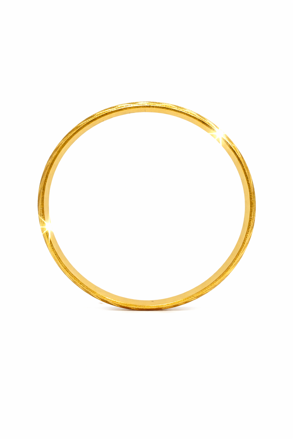 Classic Two Tone Gold & Silver Plated Amritsari Kada for Men SJ_3597