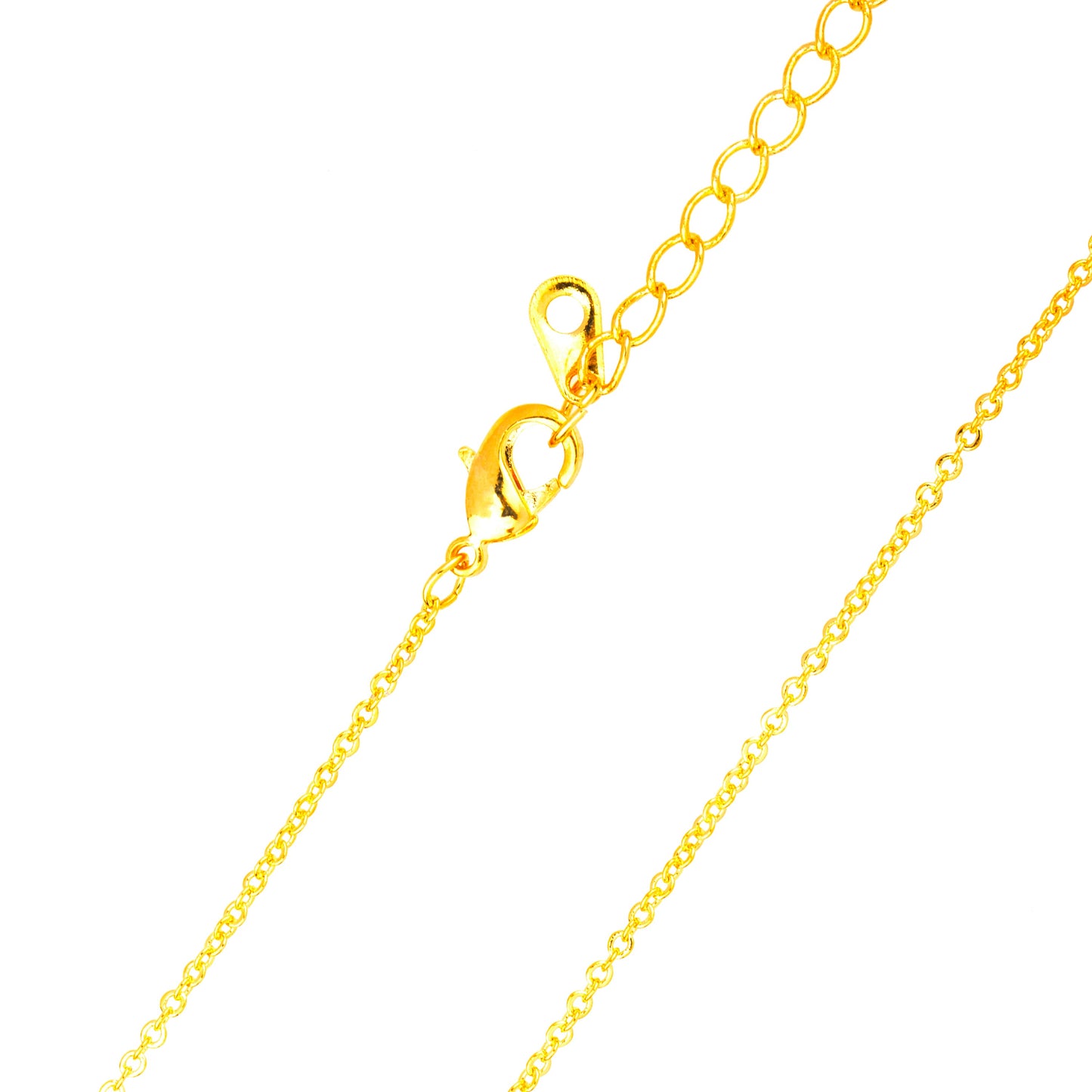 22K Gold Plated American Diamond Hand Of Hamsa, Hamza Necklace For Girls, Teens & Women (MD_2004)