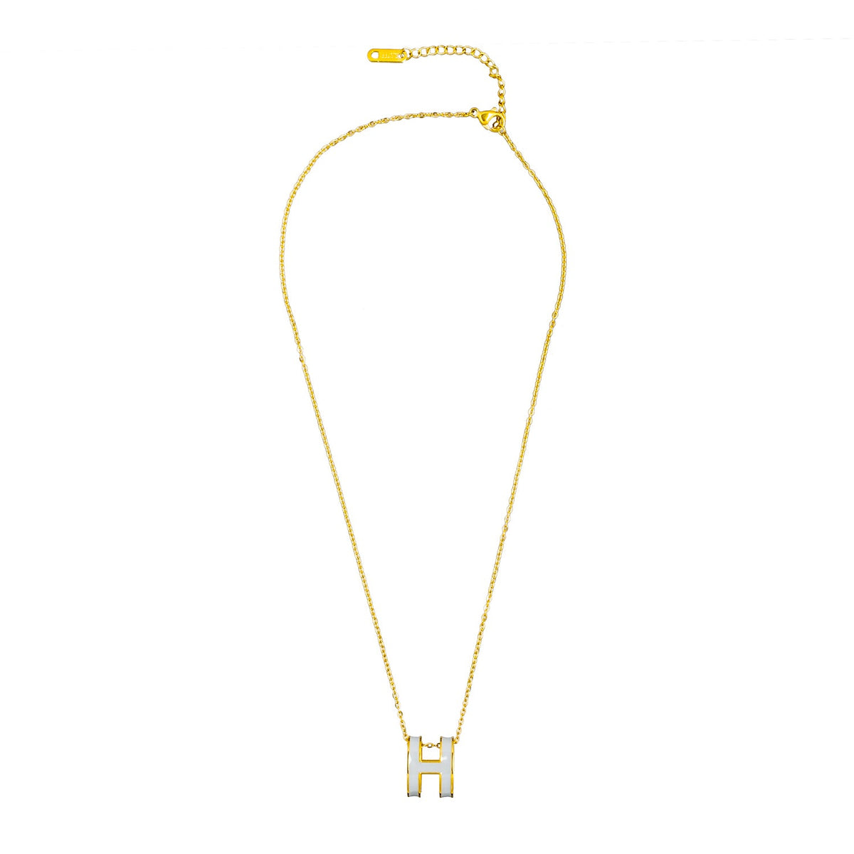 MOONDUST Gold Plated Stylish Delicate Pendant Necklace For Women (MD_2157_GY)