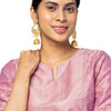 Shining Jewel Traditional Indian Gold Plated Double layer Chandelier Jhunka Earrings for Women (SJE_13)
