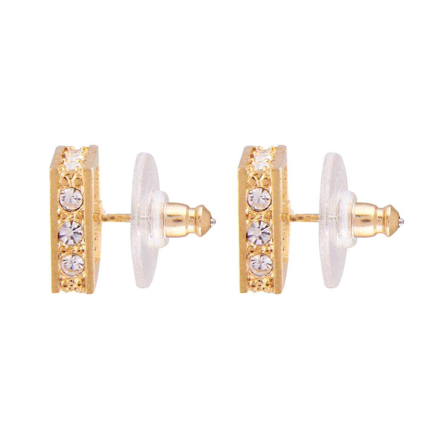 Golden Alloy Pendant Set Without Chain (SJ_2053)