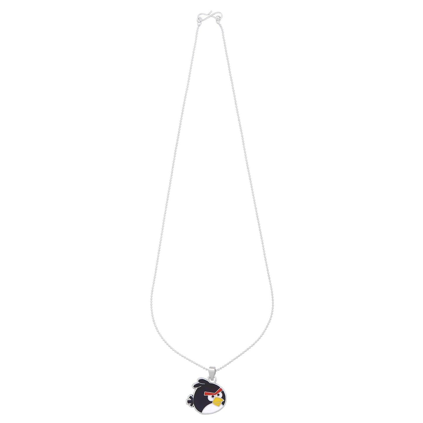 Black Angry Birds Pendant and Necklace (SJ_2101)