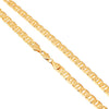 14K 24 inches Flat & Thick Gold Plated Imported Quality Mariner Link Chain for Men & Women (SJ_2125) - Shining Jewel