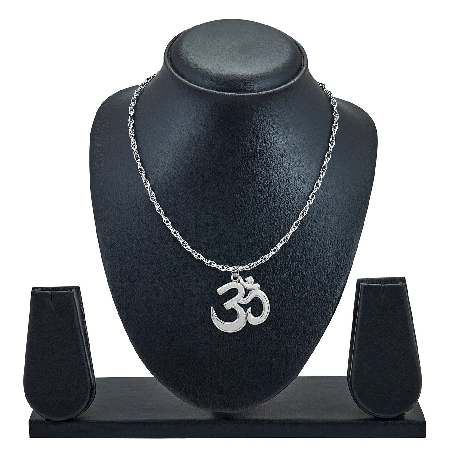Om Silver Unisex Pendant (SJ_2166)