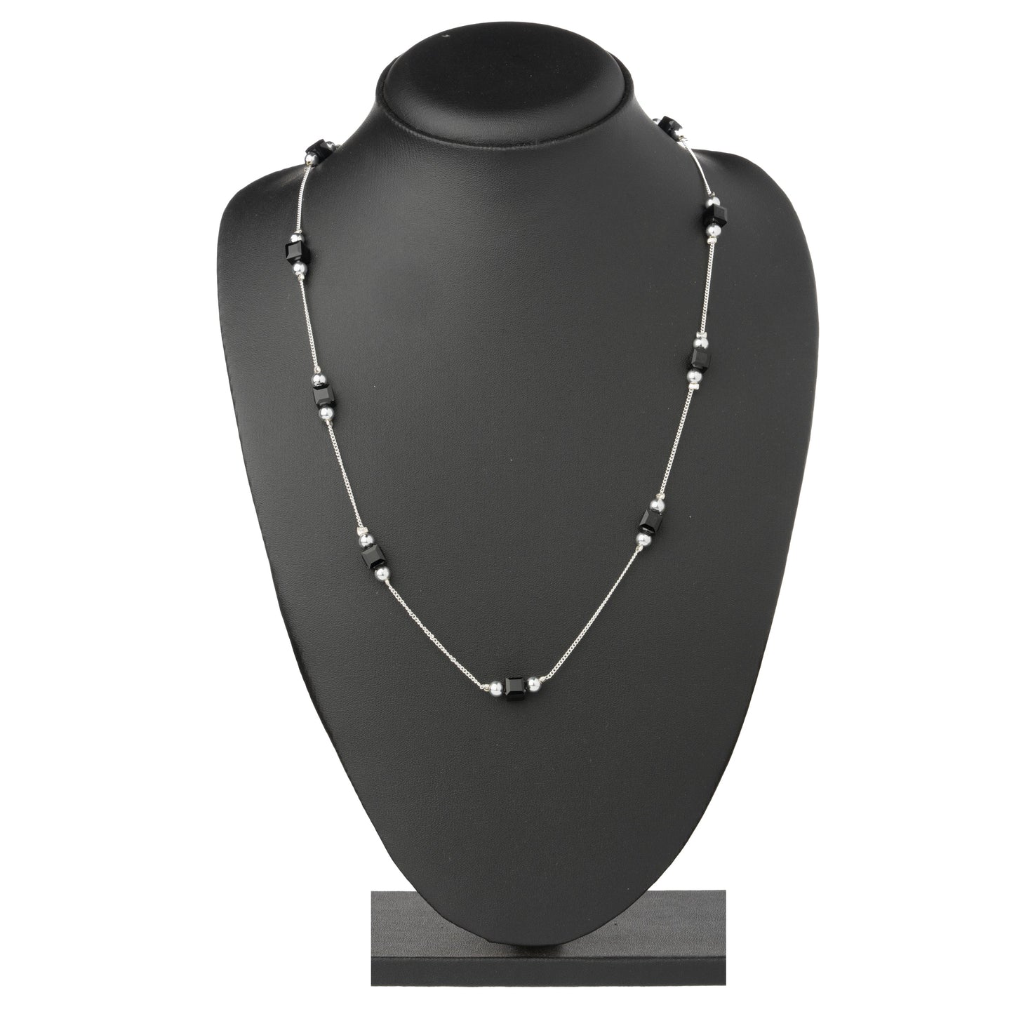 Silver Plated & Handcrafted Mala-Necklace For Women (SJ_2207)