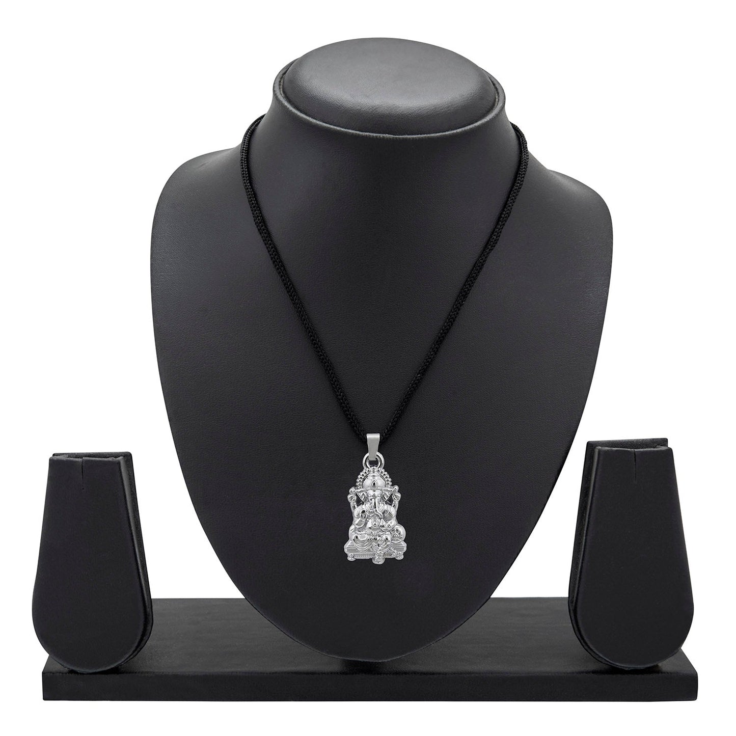 Ganesha Silver Unisex Pendant (SJ_2218)