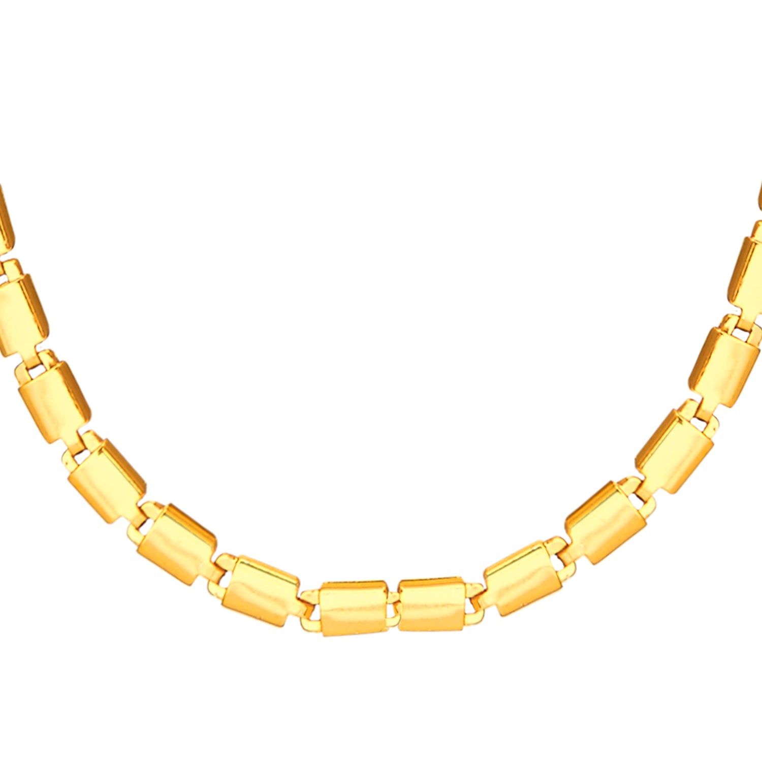 24K Gold Link Chain For Men And Women (SJ_2265)