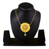 24K Traditional Gold Pendant Necklace For Women (SJ_2297)
