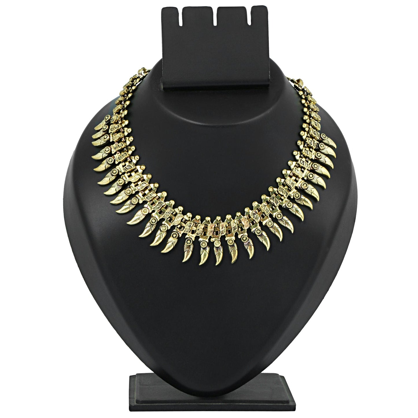 Antique Gold Bohemian Gypsy Necklace For Women (SJ_2345)