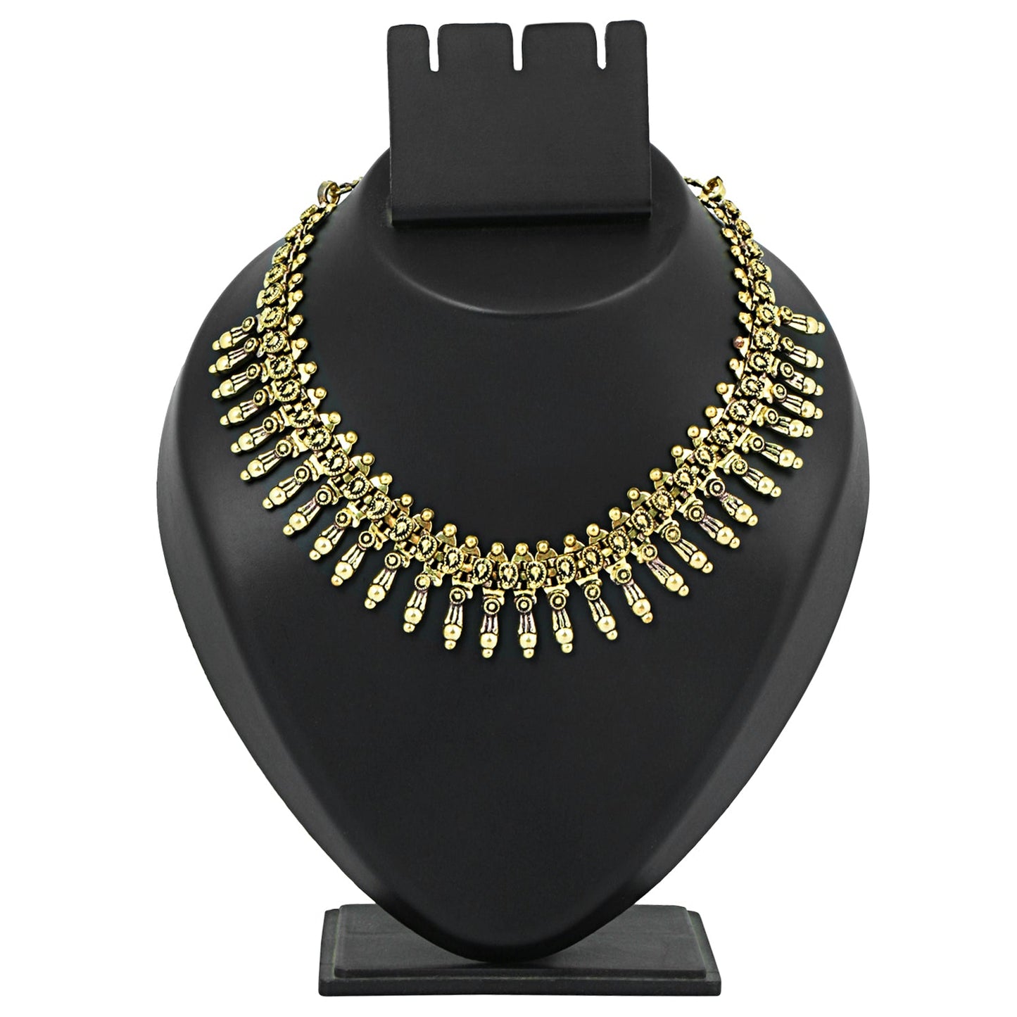 Antique Gold Bohemian Gypsy Necklace For Women (SJ_2346)
