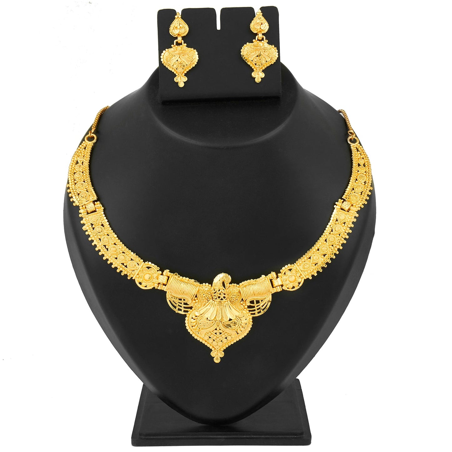 Traditional 22K Gold Plated Hi Micron Jewellery Set for Women (SJ_2647)