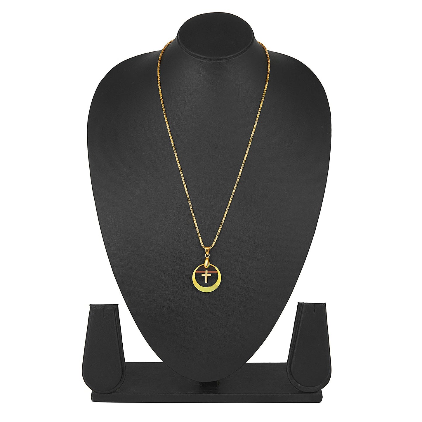 Swarovski Cross Pendant with Chain Necklace for Men & Women (SJ_2654)