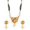 18K Gold Plated Traditional Long Mangsalsutra Jewellery Set for Women with Earrings (SJ_2774)