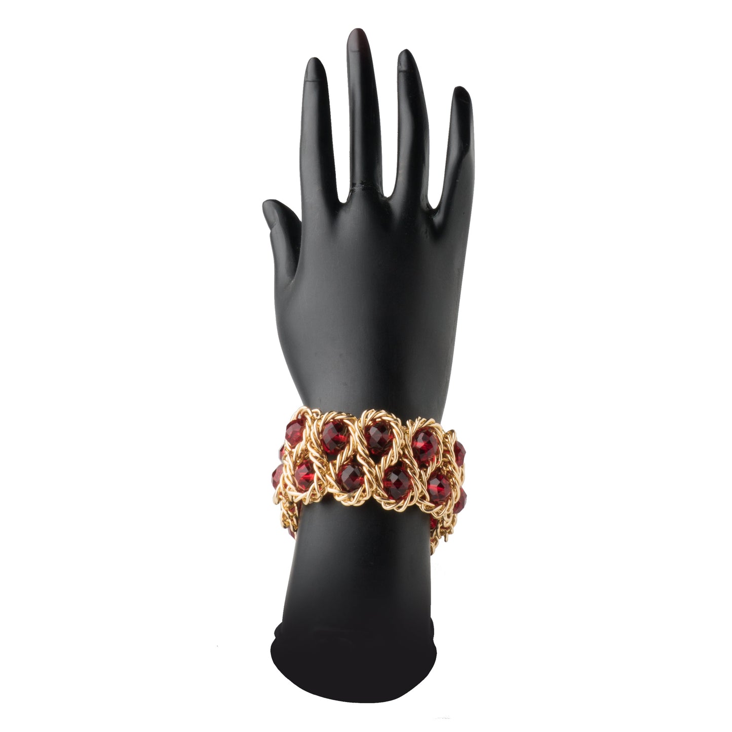Gold Plated Adjustable Party Bracelet for Women (SJ_3067)