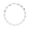 925 8 inches Silver Plated Imported Quality Designer Link Bracelet for Men & Women (SJ_3181) - Shining Jewel