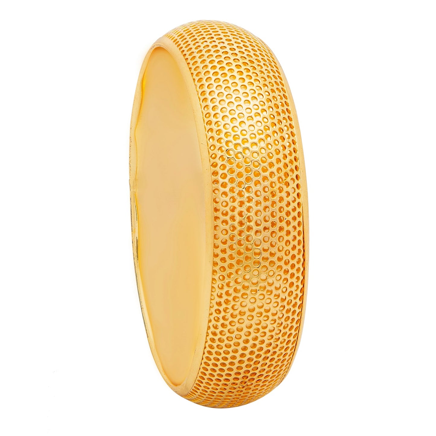 Shining Jewel Casual & Western Style Metal Fashionable Gold Bangles for Girls and Women (SJ_3455_2.6_G)