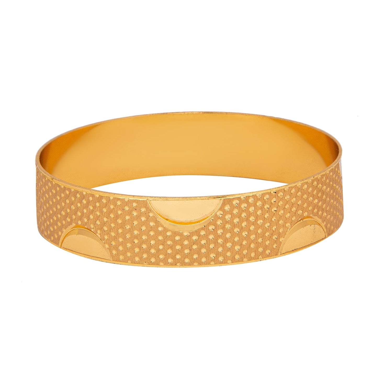 Shining Jewel Gold Plated Traditional Handcrafted Stylish Designer Bangles for Women (Pack of 2) SJ_3480_2.8