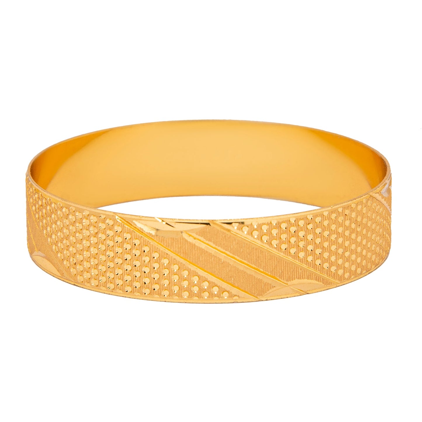 Shining Jewel Gold Plated Traditional Handcrafted Stylish Designer Bangles for Women (Pack of 2) SJ_3483_2.4