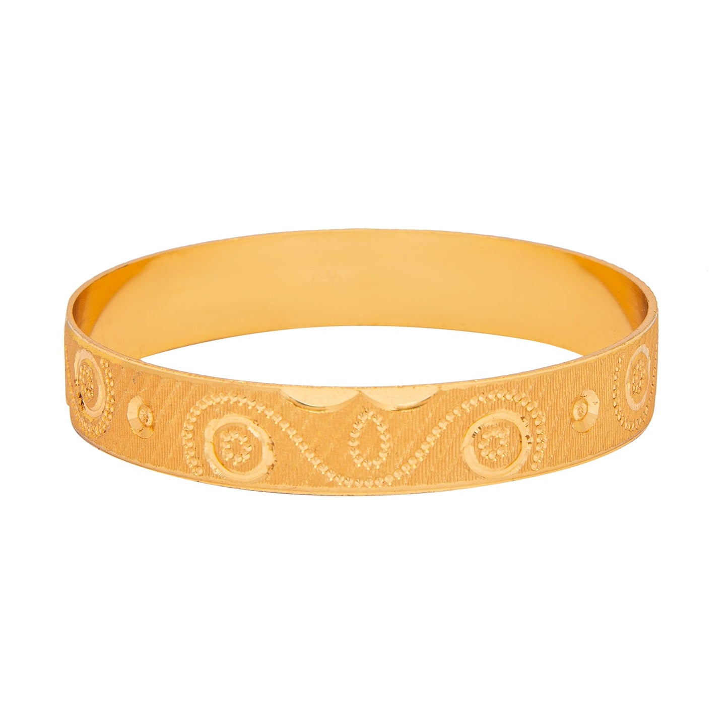 Shining Jewel Gold Plated Traditional Handcrafted Stylish Designer Bangles for Women (Pack of 2) SJ_3487_2.10
