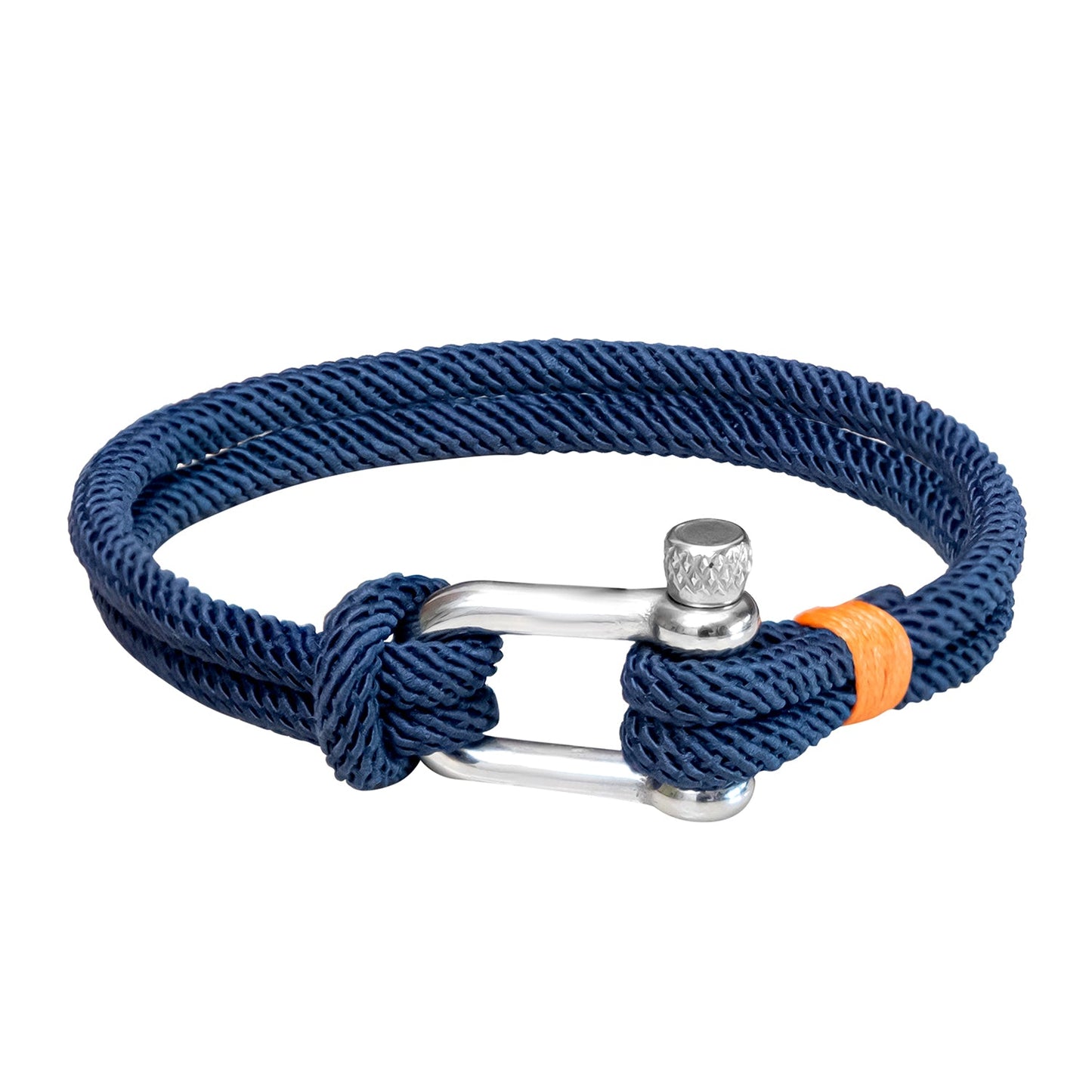 Stainless Steel Design Blue Bracelet for Men, Boys (SJ_3517_BL)