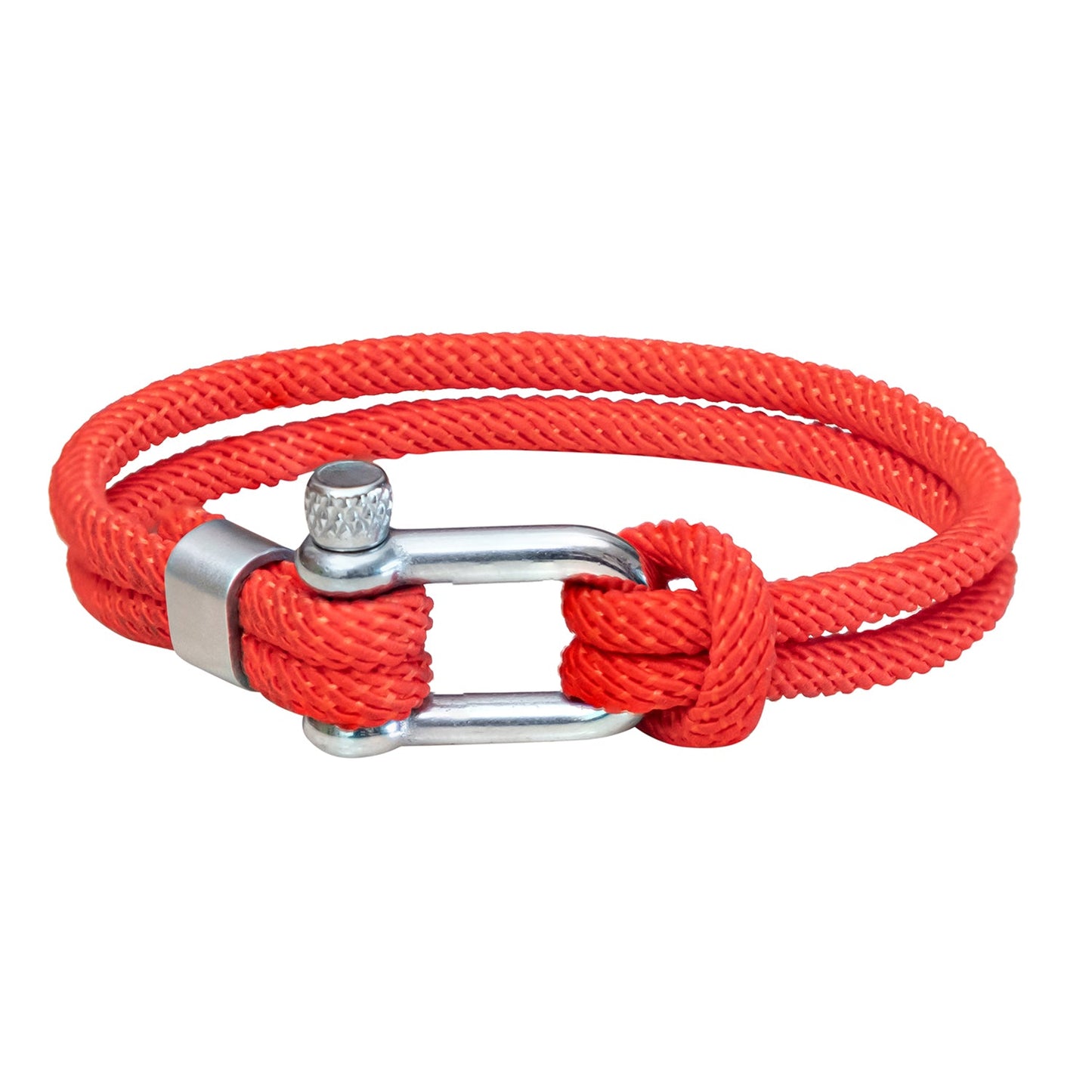 Stainless Steel Design Red Bracelet for Men, Boys (SJ_3517_R)