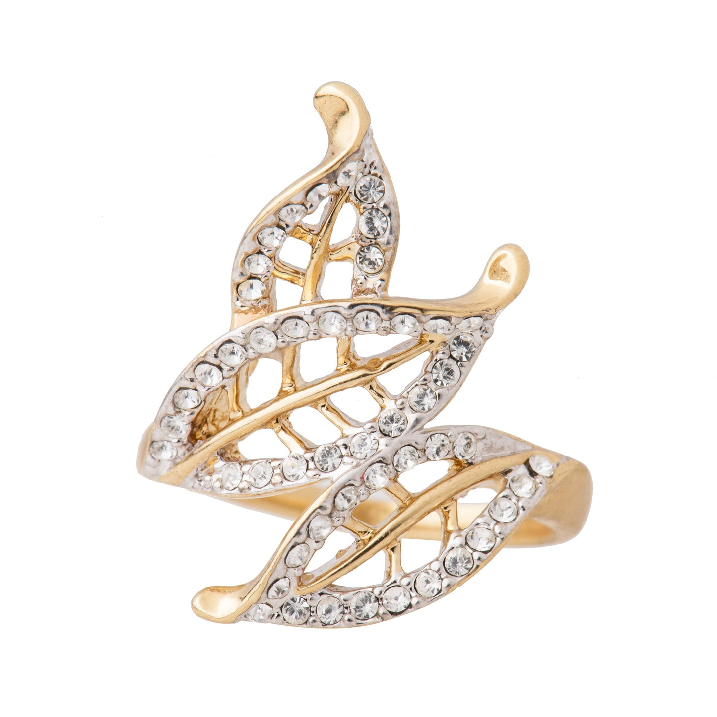 Shining Jewel Gold Contemporary & Designer Finger Ring (SJ_4122)