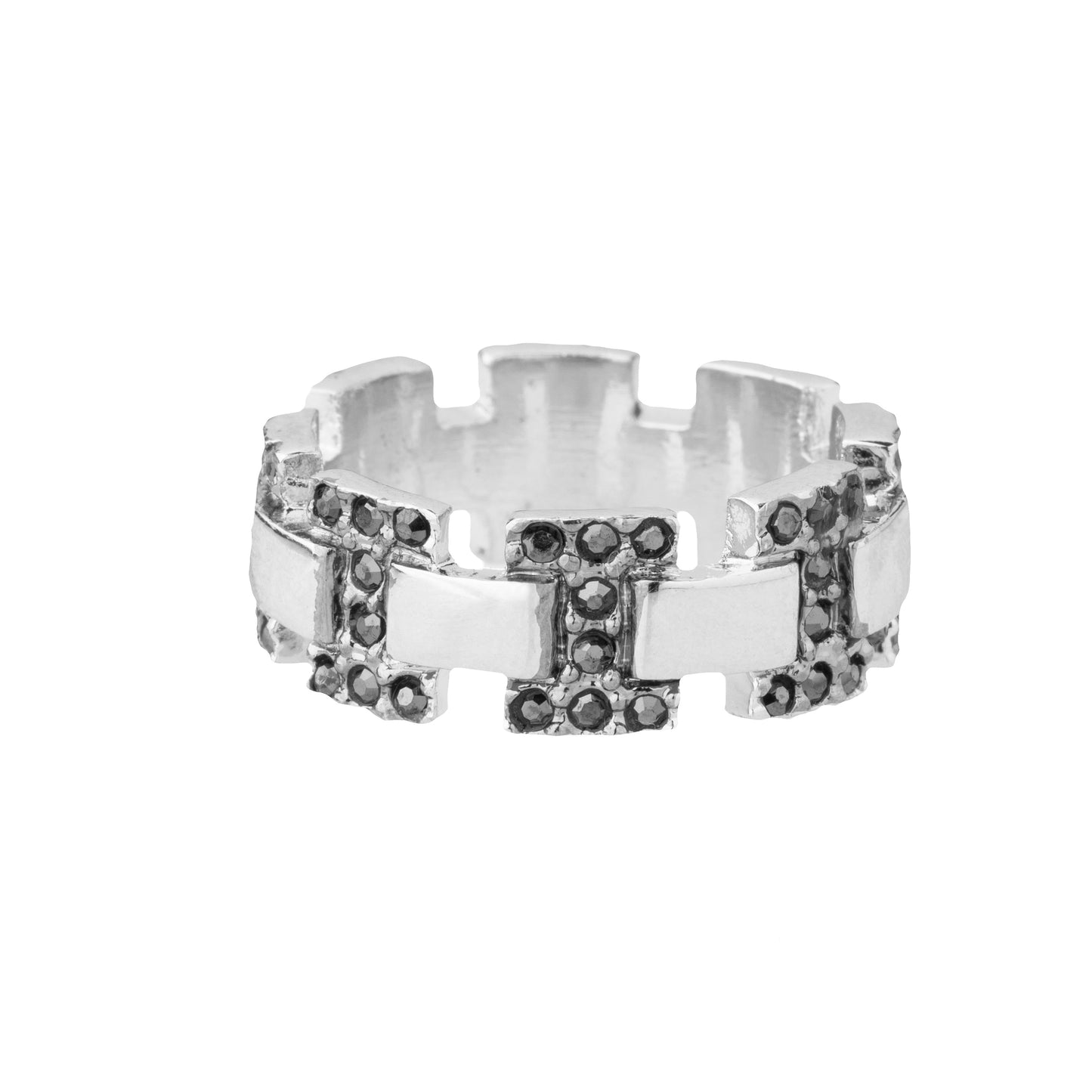Shining Jewel 925 Silver Contemporary & Designer Finger Ring (SJ_4125)