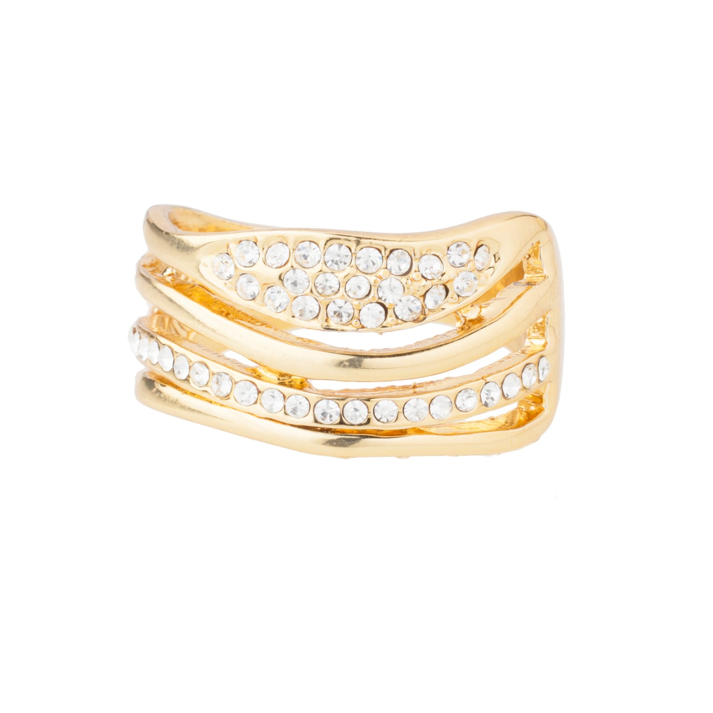 Shining Jewel Contemporary & Designer American Diamond Finger Ring (SJ_4132)