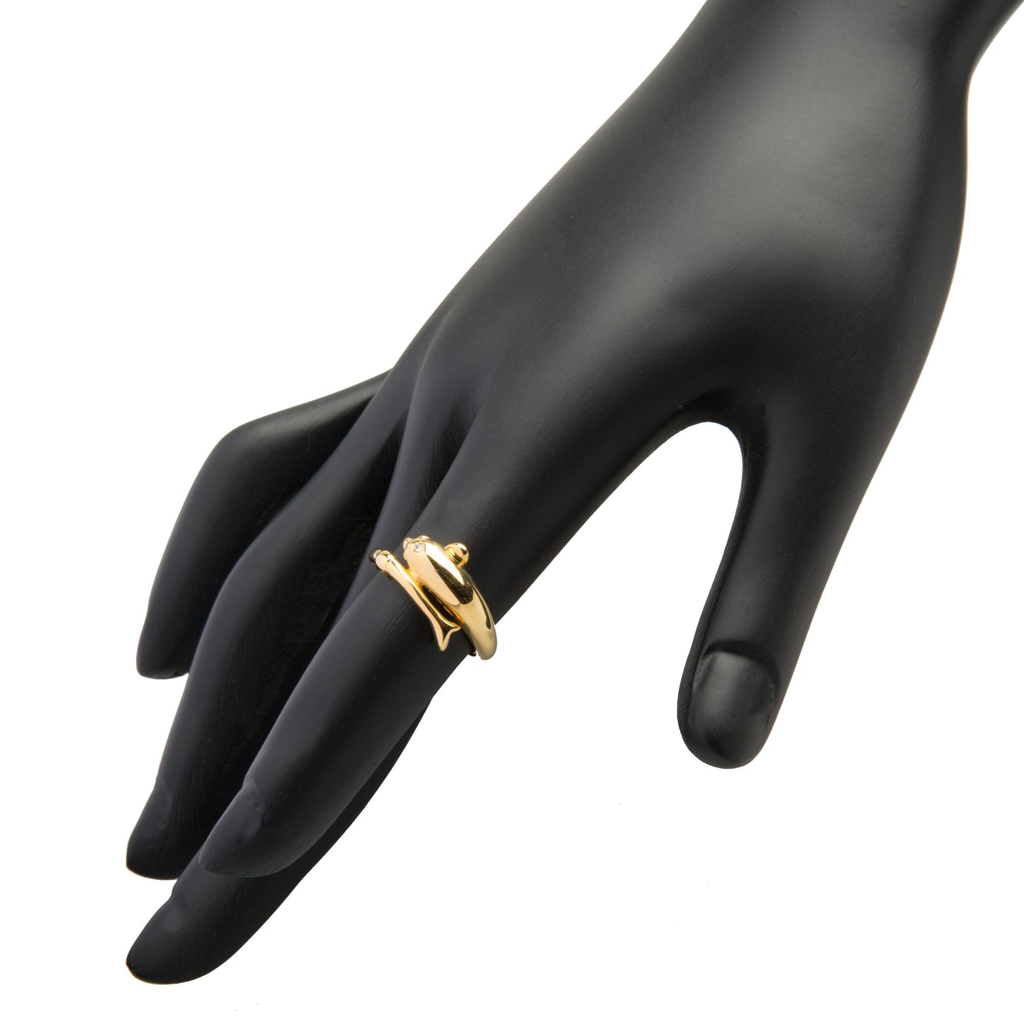 24K Daily wear Dolphin Finger Ring For Women (SJ_4168)