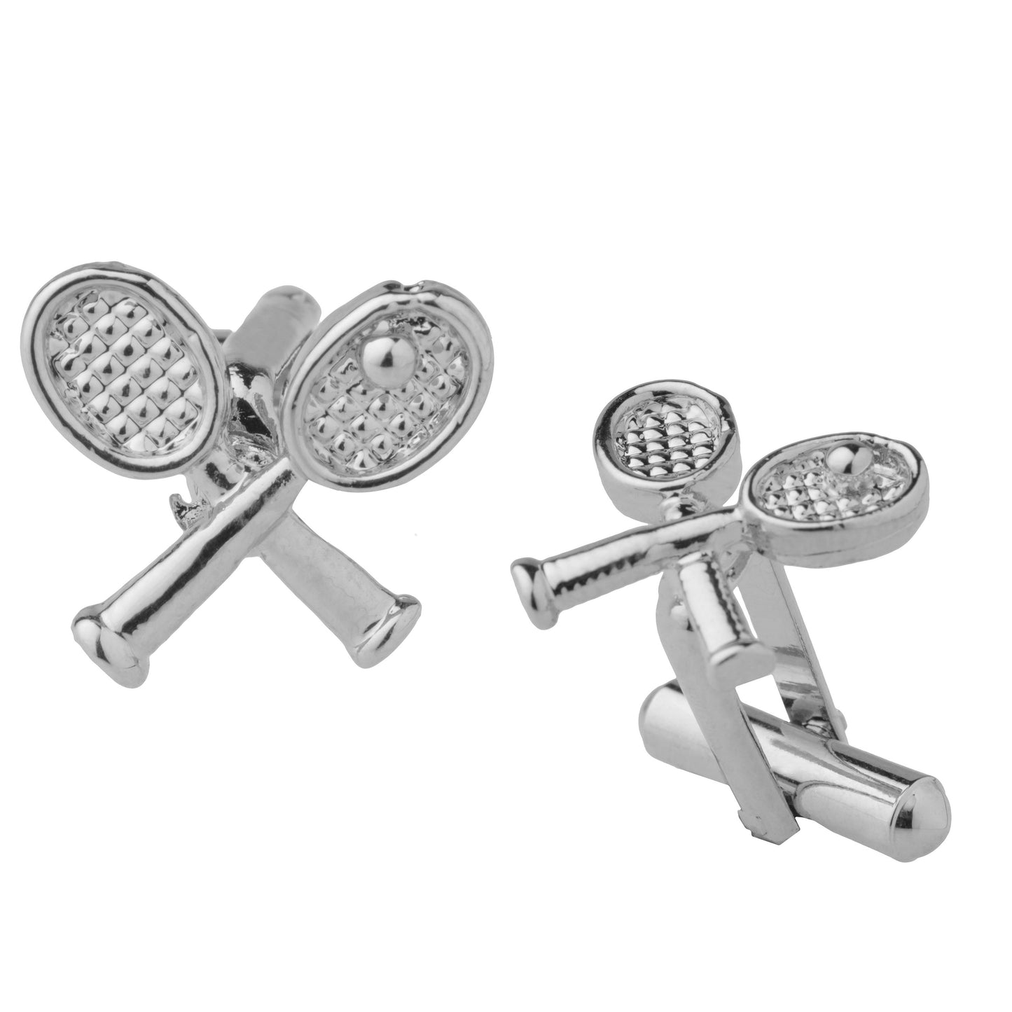 925 Silver Plated Wimbledon Design Fancy Cufflinks For Men (SJ_7033)
