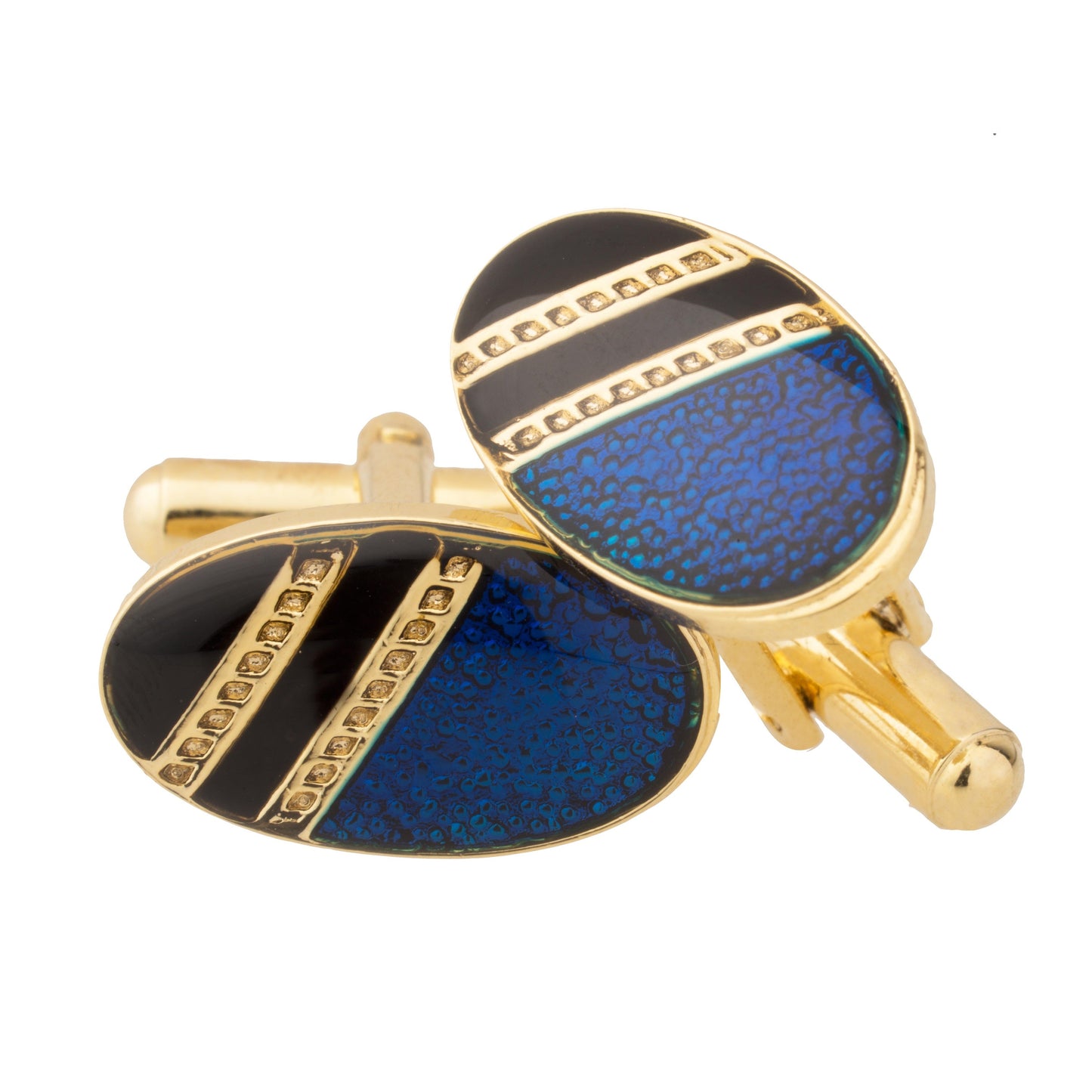 24K Gold Plated Designer Cufflinks For Men (SJ_7039)