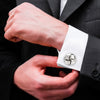 Elegant Fancy and Designer Silver Plated Cufflinks for Men - Classic Knot Design (SJ_7115) - Shining Jewel