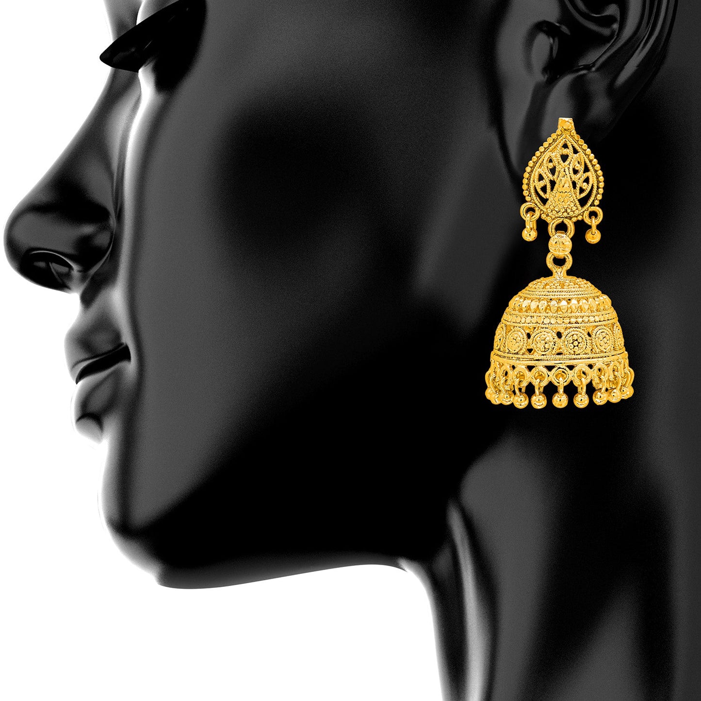 Traditional Gold Jhumkis (SJ_745)