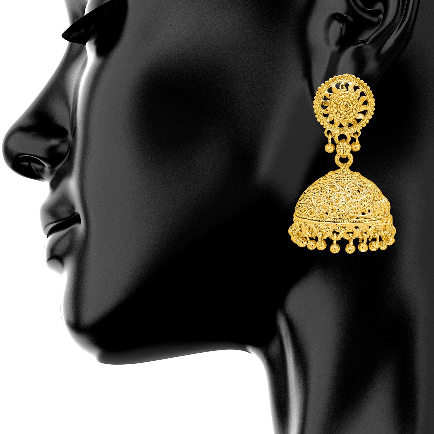 Traditional Gold Jhumkis (SJ_747)