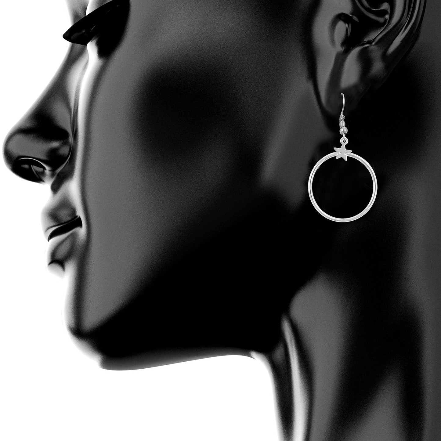 Small Size Designer Hoop Earring (SJ_825)