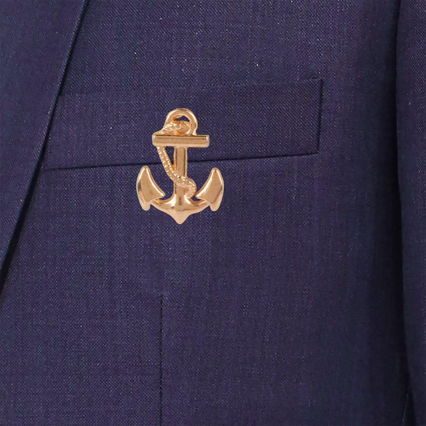 Shining Jewel Fancy Sherwani Blazer Anchor Lapel Pin Brooch Badge For Men (SJ_9073)