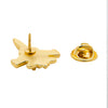 Shining Jewel Gold Plated Brooch/Lapel Pin For Men - Fighter Jet Aircraft Design SJ_9099 (G)