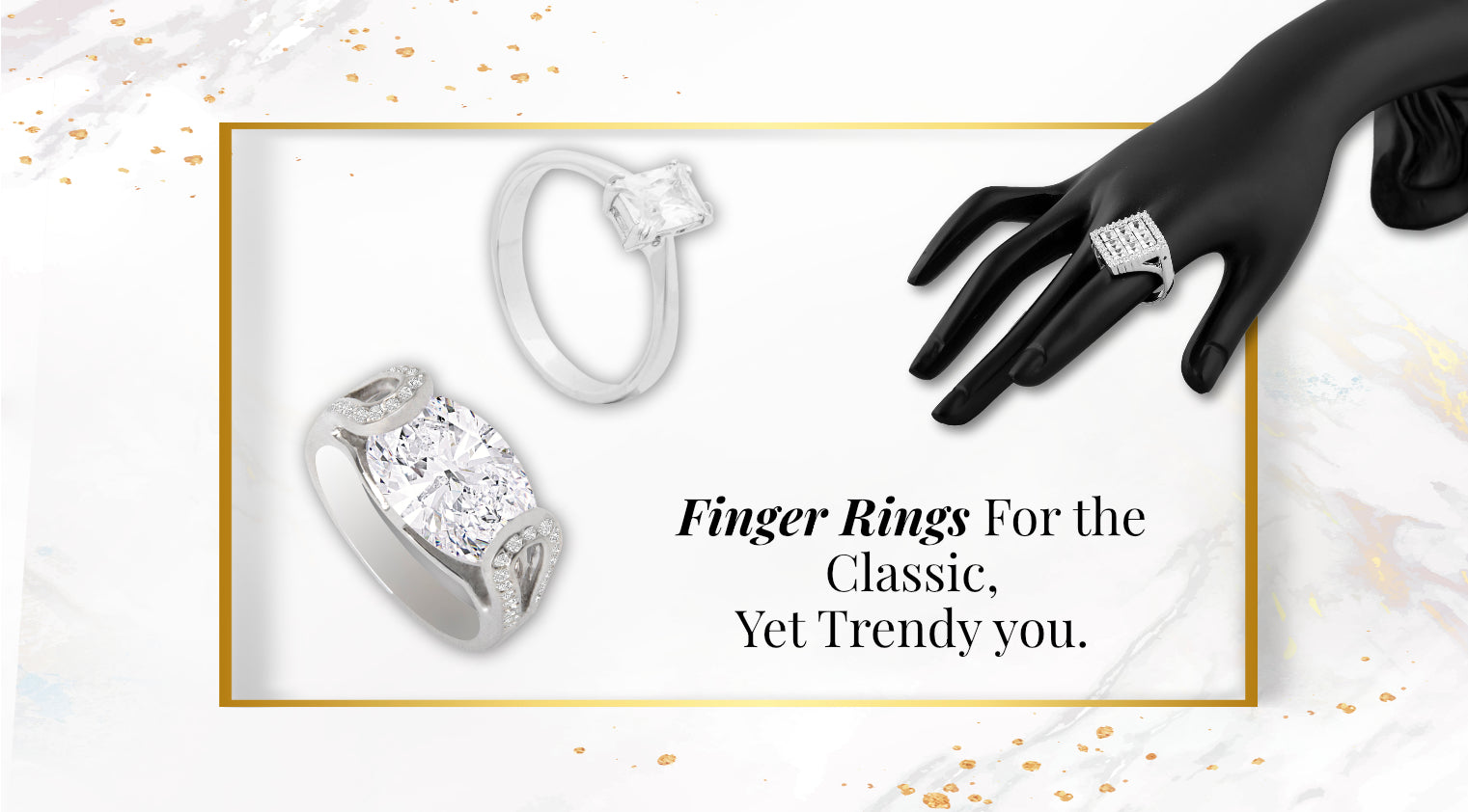 Designer Finger Rings for Women, High Quality Finger Rings| Shining Jewel