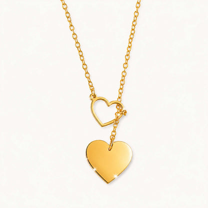 Gold Plated Stylish Designer Adjustable and Delicate Letter LOVE Necklace Pendant For Girls, Teens & Women (MD_2111)
