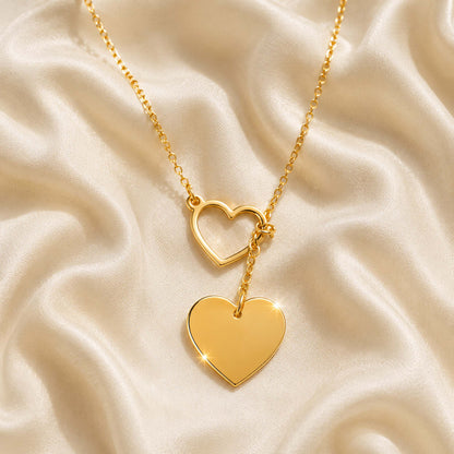Gold Plated Stylish Designer Adjustable and Delicate Letter LOVE Necklace Pendant For Girls, Teens & Women (MD_2111)