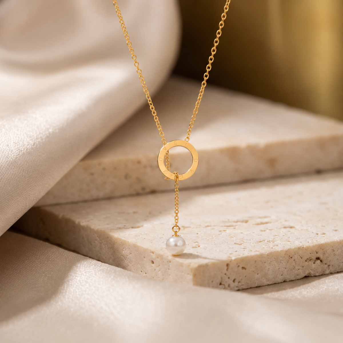 Gold Plated Stylish Designer Adjustable and Delicate Contemporary Geometric Pendent For Girls, Teens & Women (MD_2123)