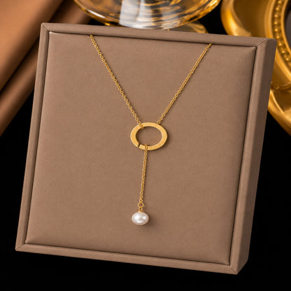 Gold Plated Stylish Designer Adjustable and Delicate Contemporary Geometric Pendent For Girls, Teens & Women (MD_2123)