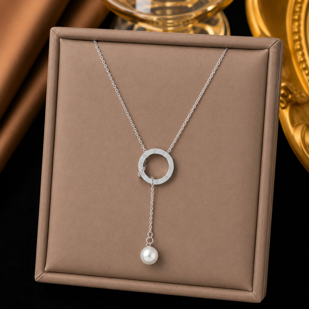 Silver Plated Stylish Designer Adjustable and Delicate Contemporary Geometric Pendent For Girls, Teens & Women (MD_2124)