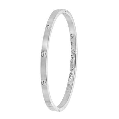 MOONDUST Gold Plated Latest Stylish Cuff Bangle with Cubic Zirconia Stones Bracelet for Women