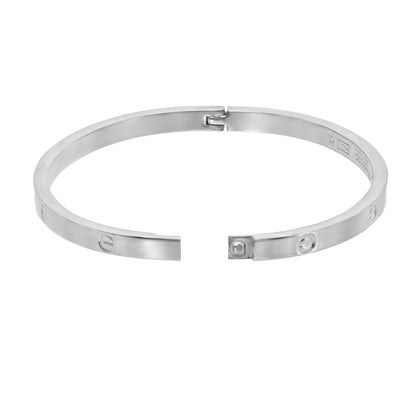 MOONDUST Gold Plated Latest Stylish Cuff Bangle with Cubic Zirconia Stones Bracelet for Women