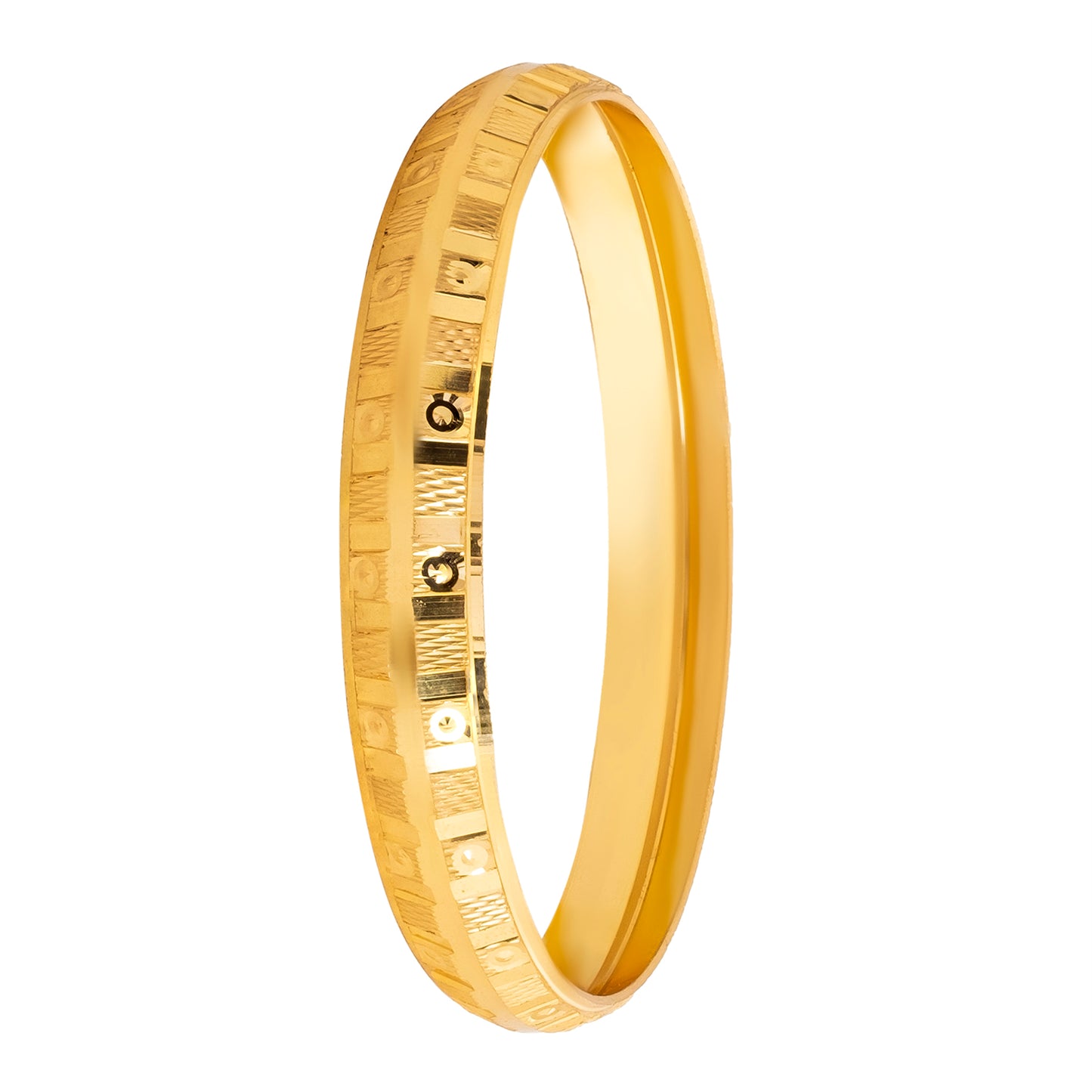 Signature Style Gold & Silver Brass Kada Combo for Men (Set of 2) - SJKC_09