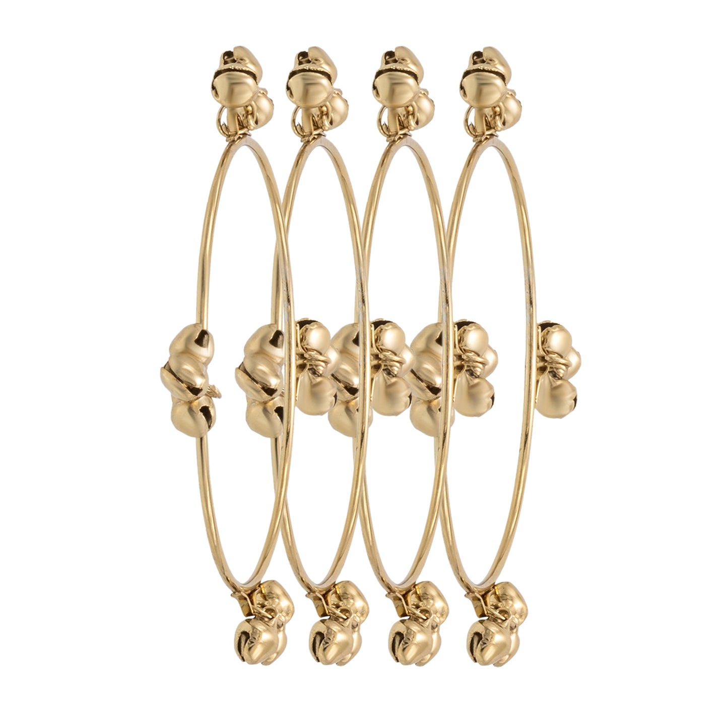 Antique Gold Plated Ghungroo Design Bangle For Women (SJ_3590_G)