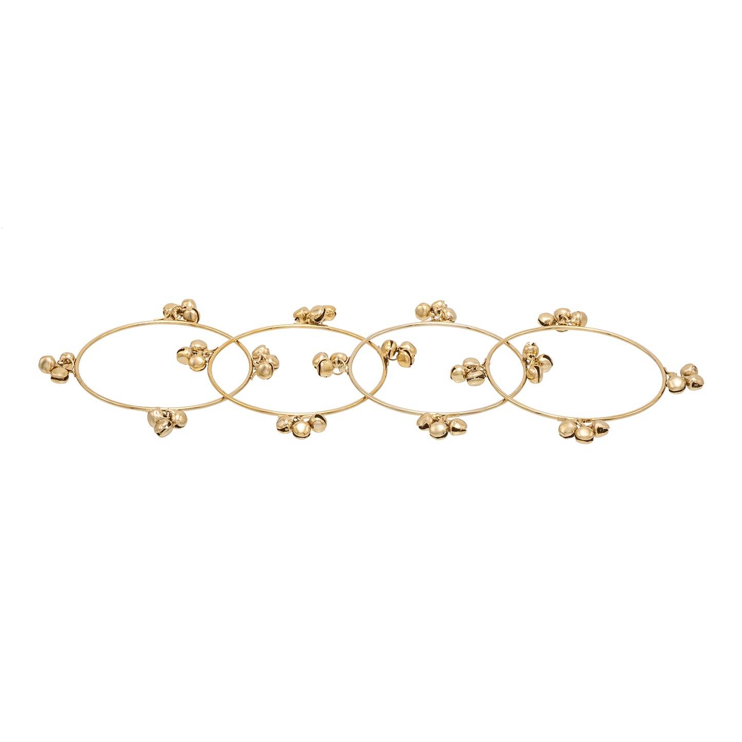 Antique Gold Plated Ghungroo Design Bangle For Women (SJ_3590_G)